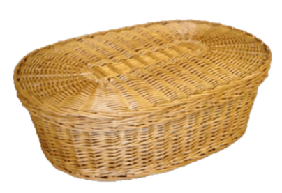 Biodegradable Willow Mini Pet Casket